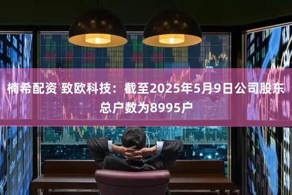 楠希配资 致欧科技：截至2025年5月9日公司股东总户数为8995户