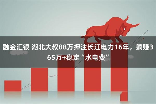 融金汇银 湖北大叔88万押注长江电力16年，躺赚365万+稳定“水电费”