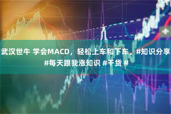 武汉世牛 学会MACD，轻松上车和下车。#知识分享 #每天跟我涨知识 #干货 #